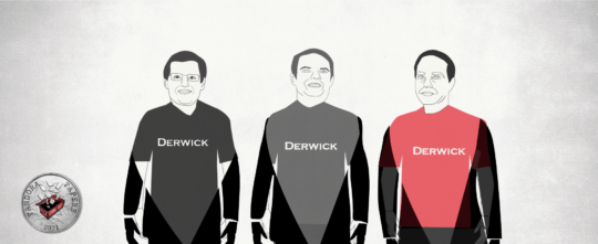 Los ‘dobles’ de Derwick siguieron actuando como si nada